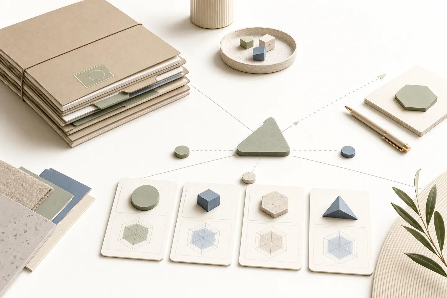 Verification objects on a white surface representing deepfake detection APIs used in India.