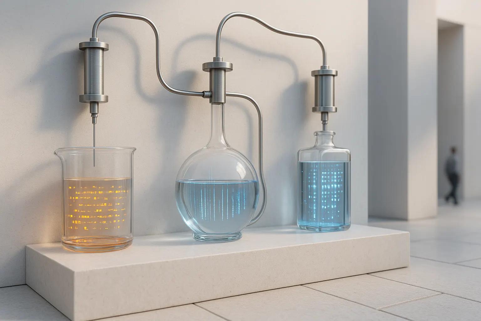 Conceptual 3D render illustrating Injection Attack Detection Standards: CEN/TS 18099, ISO/IEC 25456 and NIST SP 800-63-4