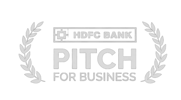 HDFC Bank Pitch for Business recognition badge