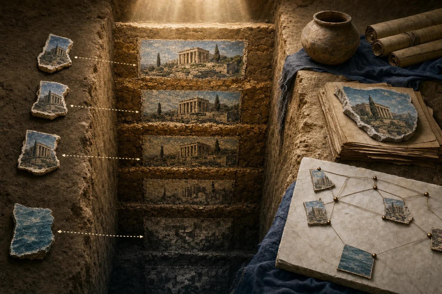 Publication layers contain earlier and similar image copies found through distinctive crops.